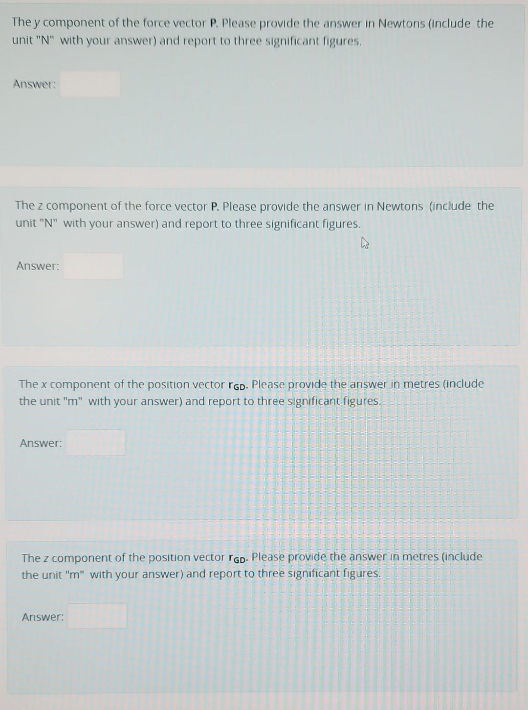Solved H D Answer: P -ye- Answer: E Ze Apgwer Xe A X For the | Chegg.com