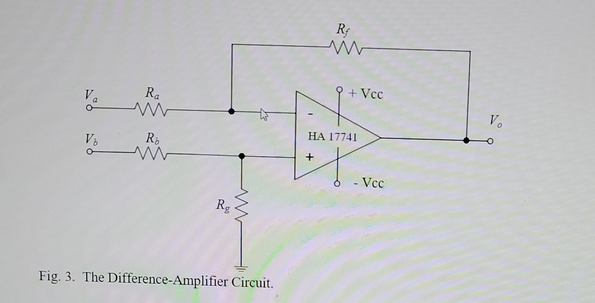 Solved 4.3. Difference-Amplifier Circuit For The | Chegg.com