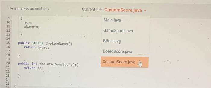 Solved 10.27 Simple Interface (Game Scores) This program | Chegg.com