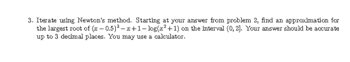 Solved The answer to problem 2 ﻿was -.1 | Chegg.com