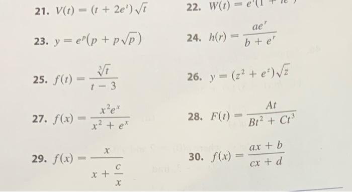 Solved 21 V T T 2e Vi 22 W T 23 Y Eľ P Chegg Com