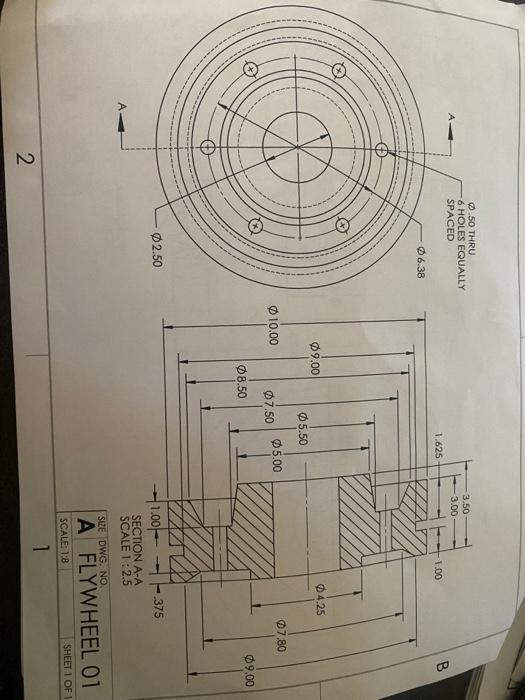 Solved step by step on how to do this on solidworks, using | Chegg.com