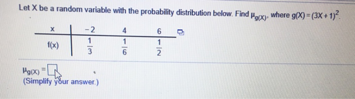 Solved Let X be a random variable with the probability | Chegg.com