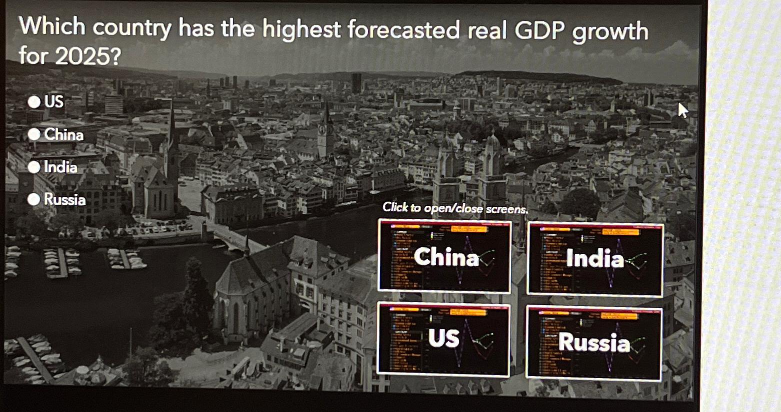 Solved Which Country Has The Highest Forecasted Real GDP | Chegg.com