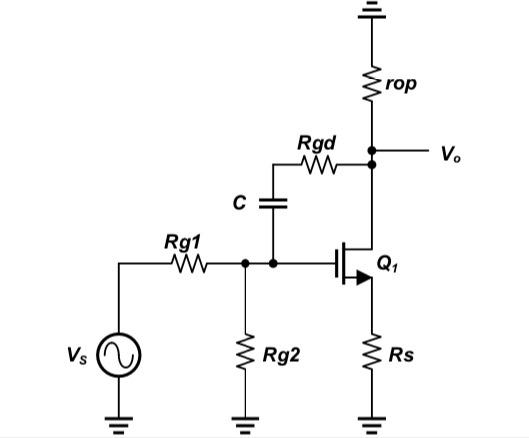 Solved with the circuit above(ssm), how could I get the Req | Chegg.com