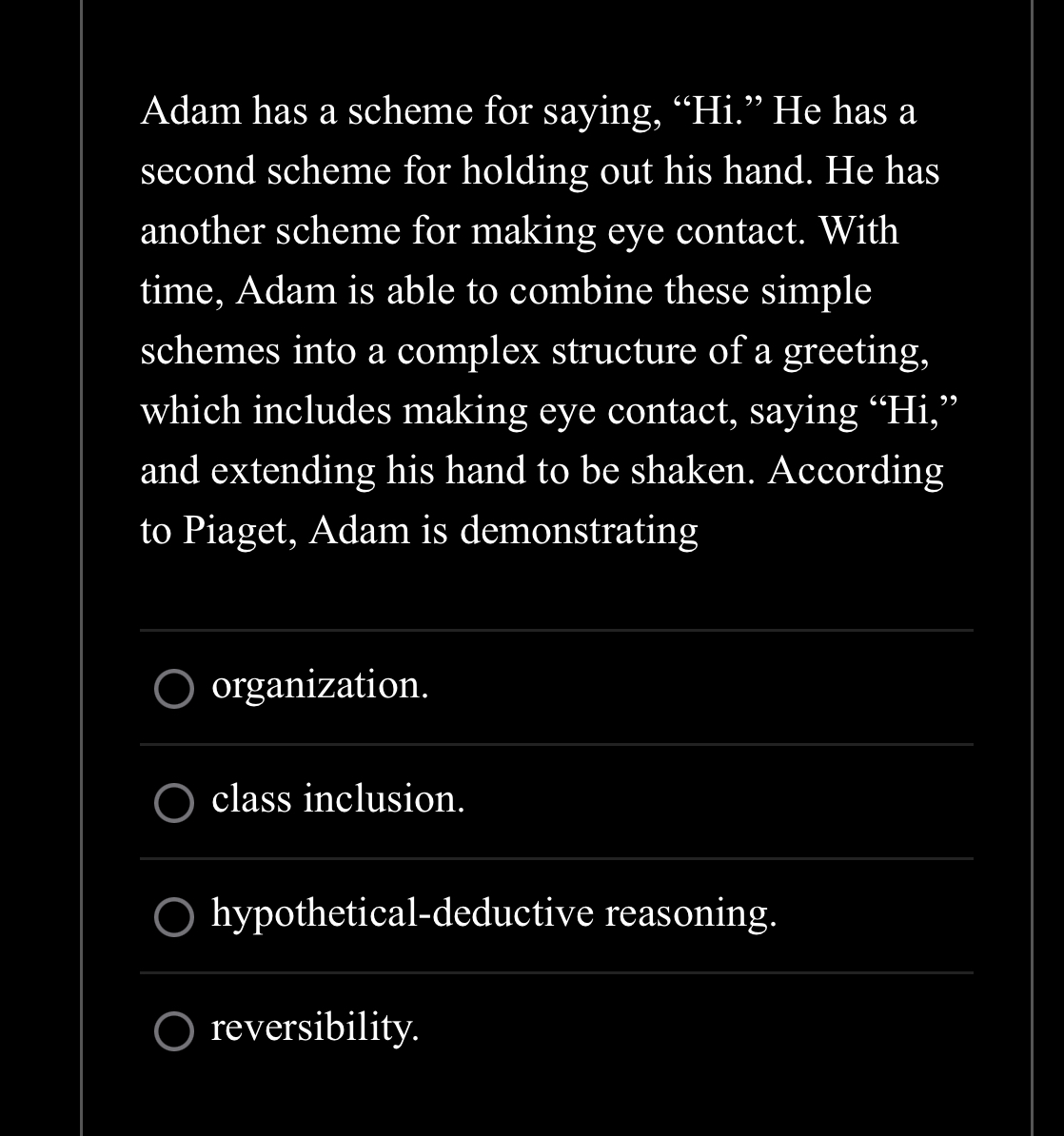 Solved Adam has a scheme for saying