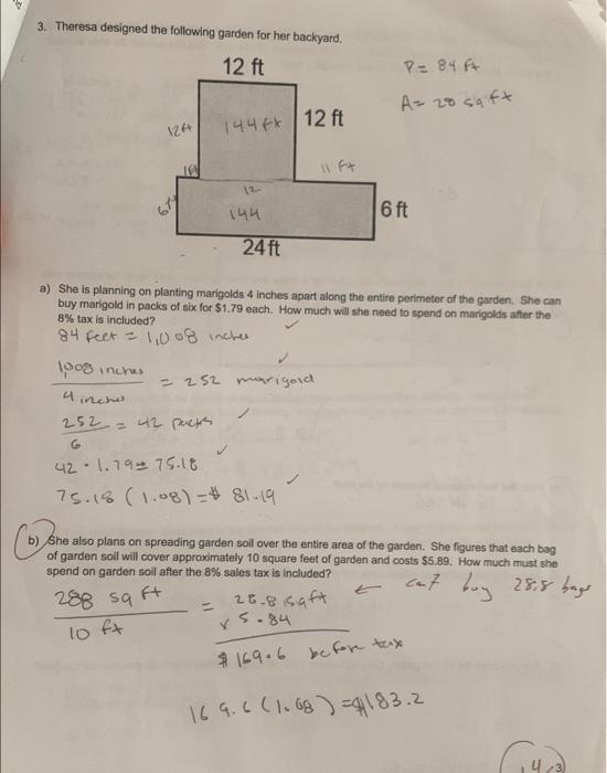Solved Can someone please help me answer part B on this | Chegg.com