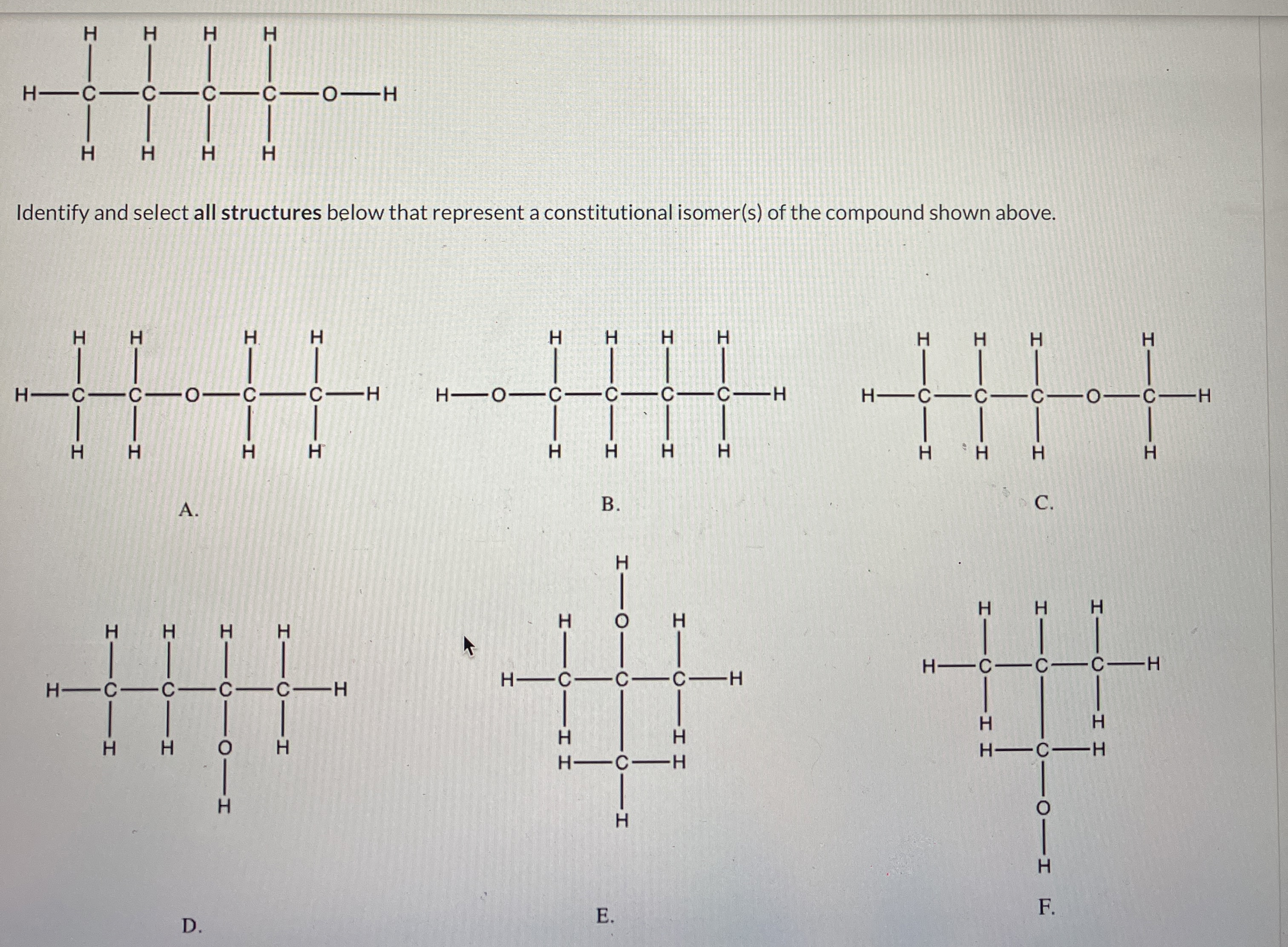 Solved Identify and select all structures below that | Chegg.com