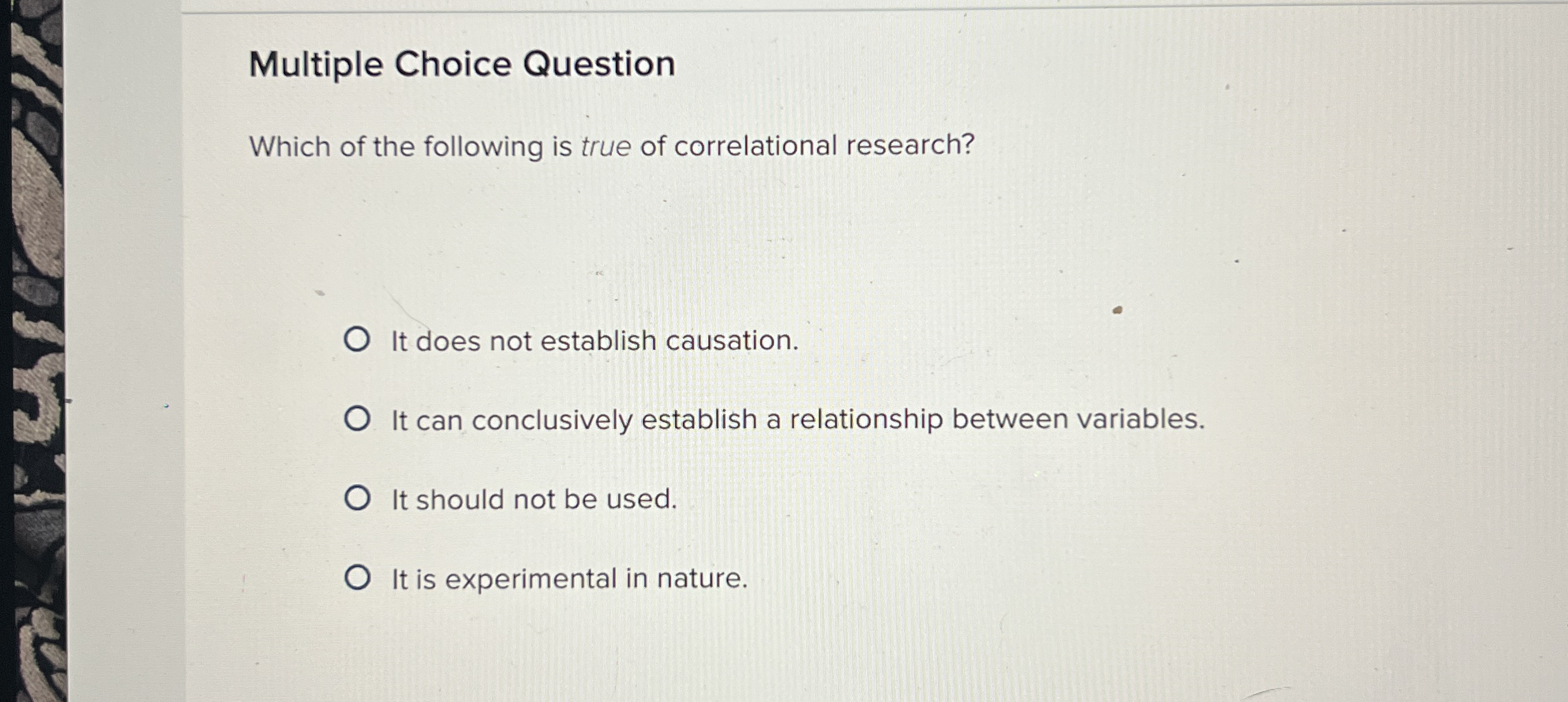 Solved Multiple Choice QuestionWhich of the following is | Chegg.com