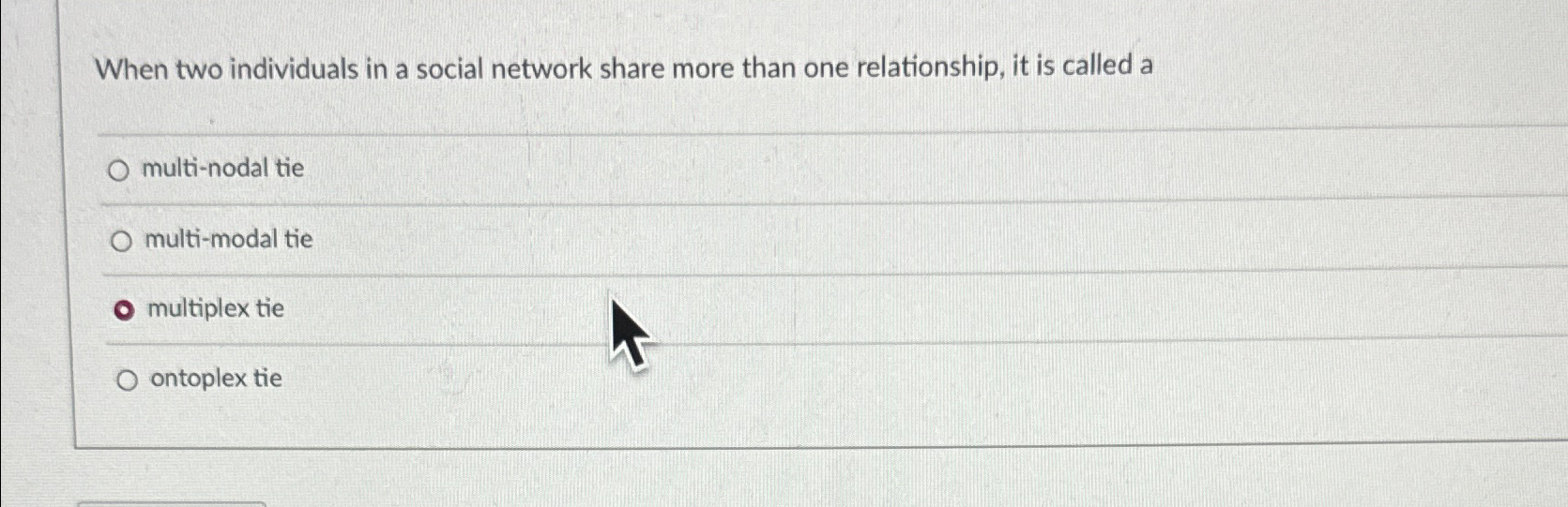 Solved When two individuals in a social network share more | Chegg.com