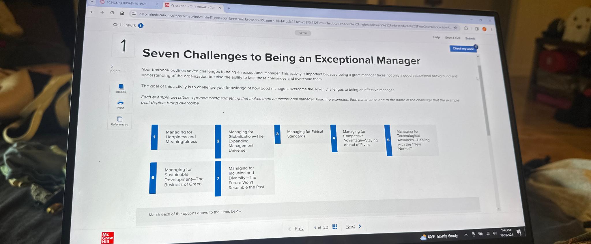 Solved Seven Challenges to Being an Exceptional Manager | Chegg.com