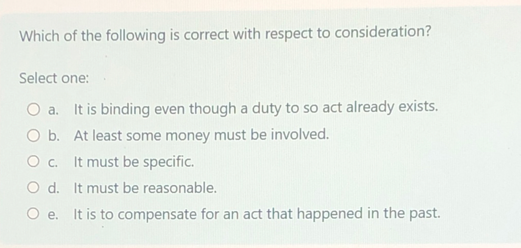 Solved Which of the following is correct with respect to | Chegg.com