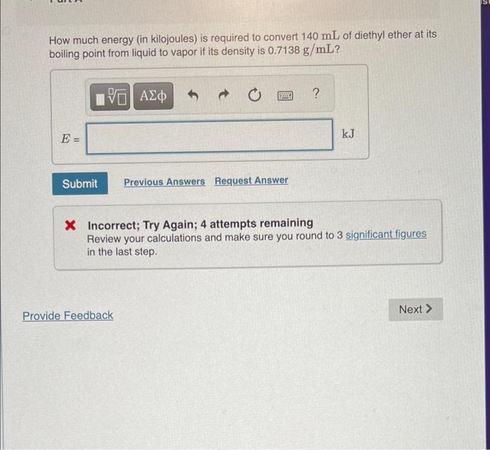 elfbar nachfüll pod läuft aus Solved SI How much energy (in kilojoules) is required to