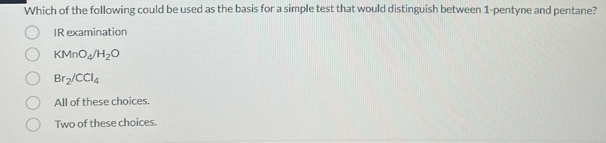 Solved Which of the following could be used as the basis for | Chegg.com