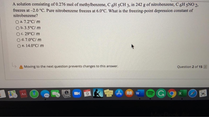 solved-a-solution-consisting-of-0-276-mol-of-methylbenzene-chegg