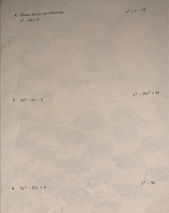 x 2 12x 5