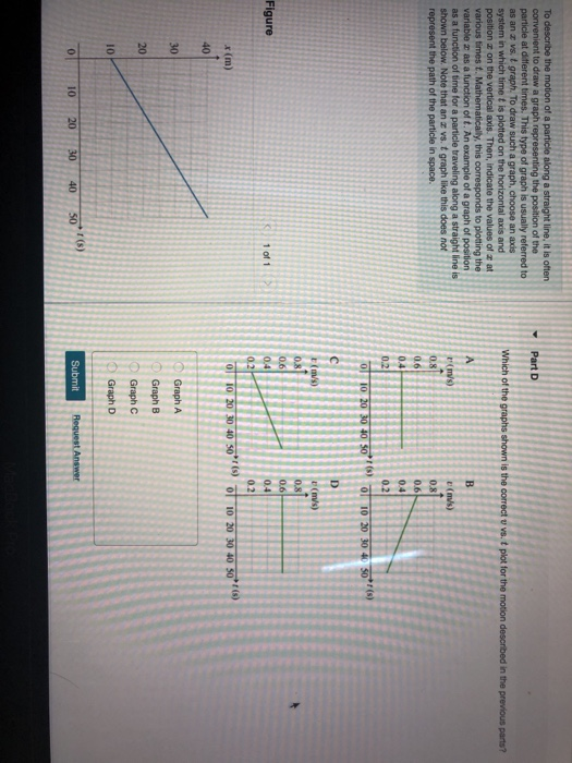 solved-part-a-to-describe-the-motion-of-a-particle-along-a-chegg