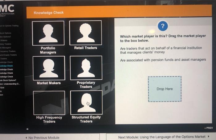 Solved MC Knowledge Check ? Of 11 . Portfolio Managers | Chegg.com
