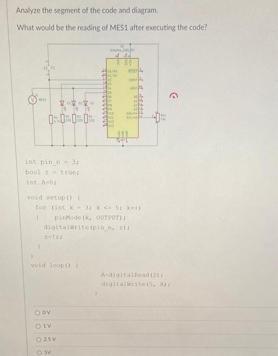 Solved Analyze the segment of the code and diagram. What | Chegg.com