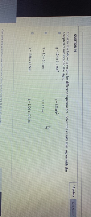Solved QUESTION 10 10 points Save Answer Consider the | Chegg.com