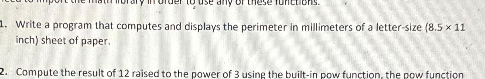 Solved Write a program that computes and displays the | Chegg.com