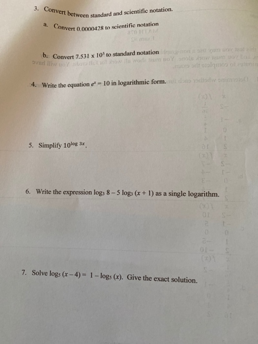 Solved the exam. 1. Determine whether each function is | Chegg.com