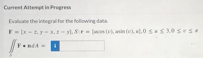 Solved Evaluate the integral for the following data. | Chegg.com