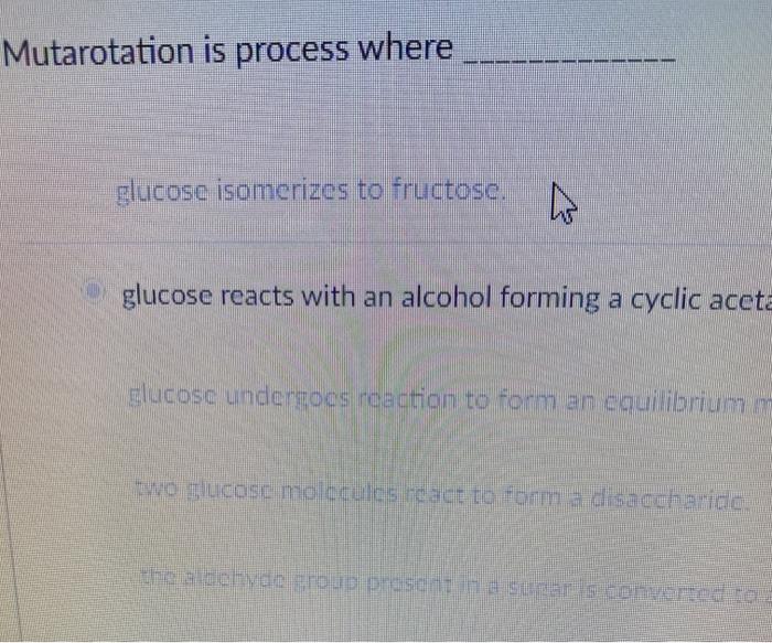 mutarotation glucose experiment