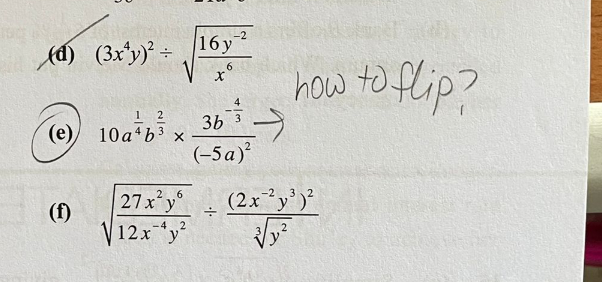 Solved I need help with these negative indices questions. Im | Chegg.com