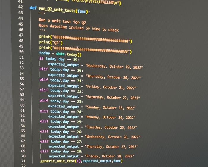 Solved 15 For Q2, you will use the 'time' module to format a | Chegg.com