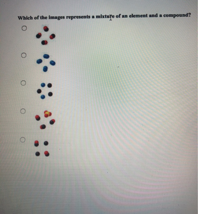 Solved Which of the images represents a mixture of an | Chegg.com