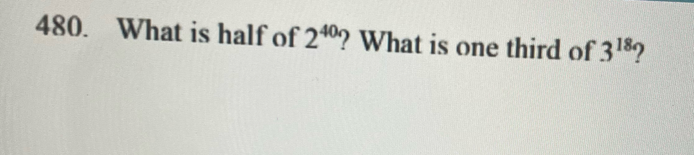 solved-what-is-half-of-240-what-is-one-third-of-318-chegg