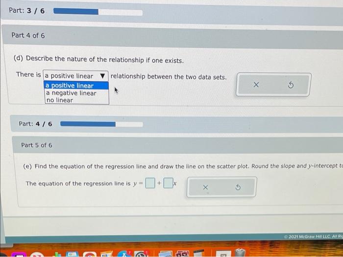 Solved For the given data set: X 13 3 1 2 2 9 4 y 1 16 19 18 | Chegg.com