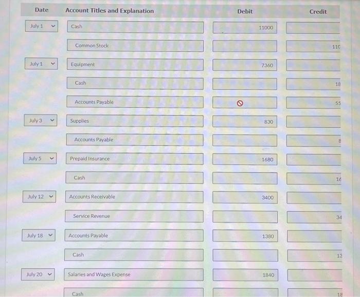 Solved Post to the ledger accounts. (Use Taccounts.)