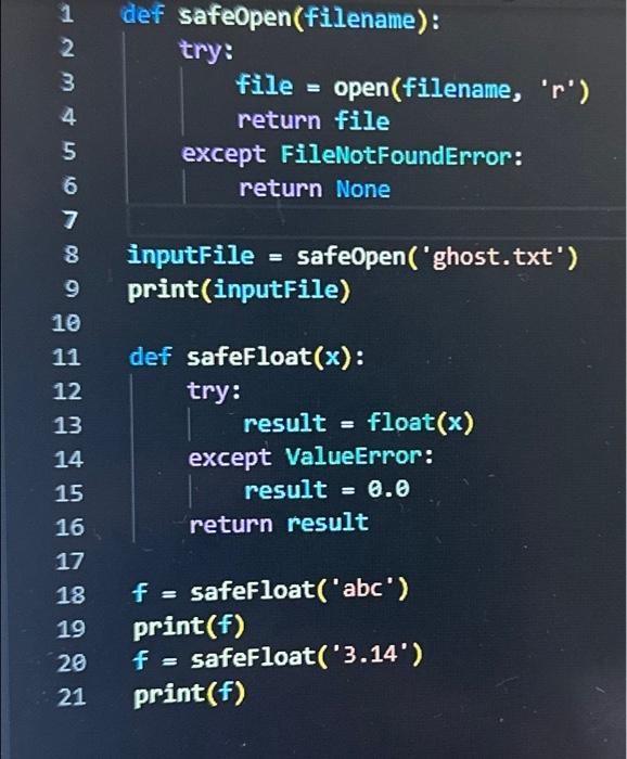 Solved in python. this is the code i have written so far | Chegg.com