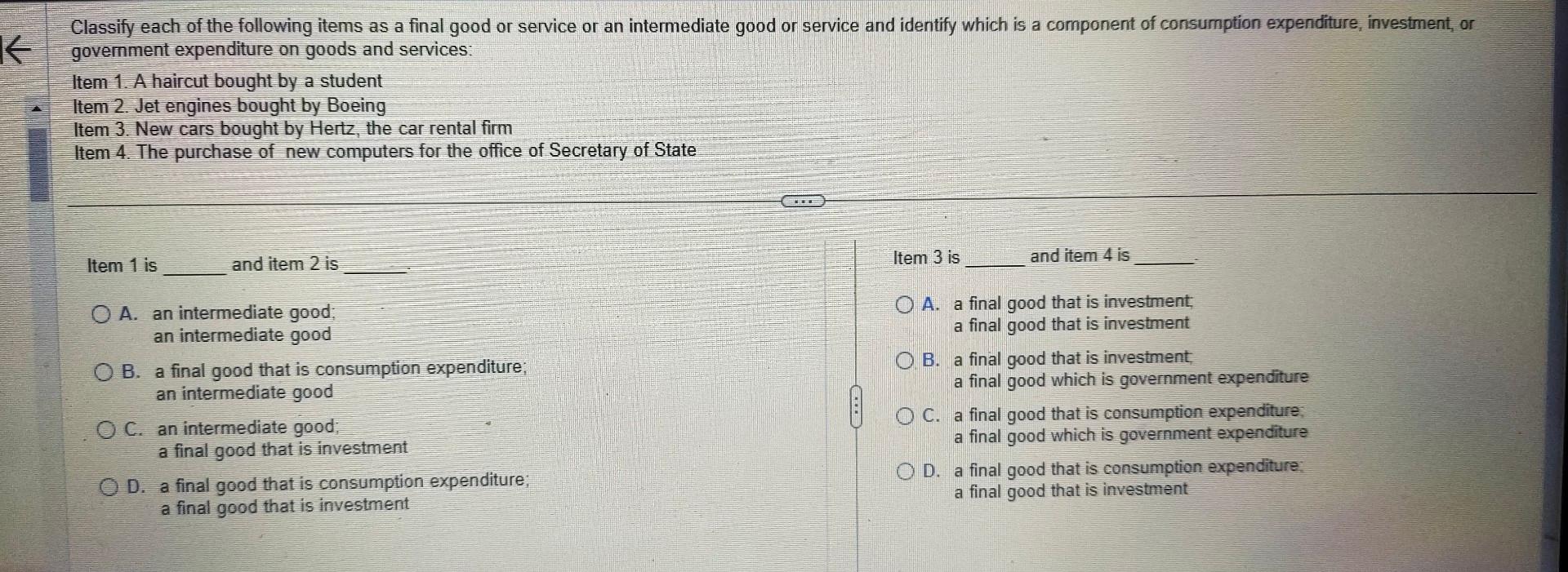 solved-classify-each-of-the-following-items-as-a-final-good-chegg