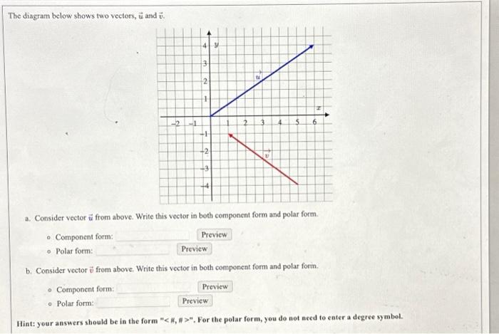 The Diagram Below Shows Vectors And Use The Diagram To Write
