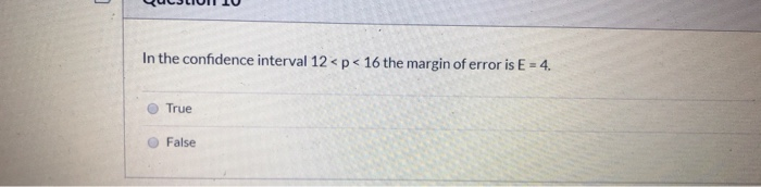 Solved In the confidence interval 12 | Chegg.com
