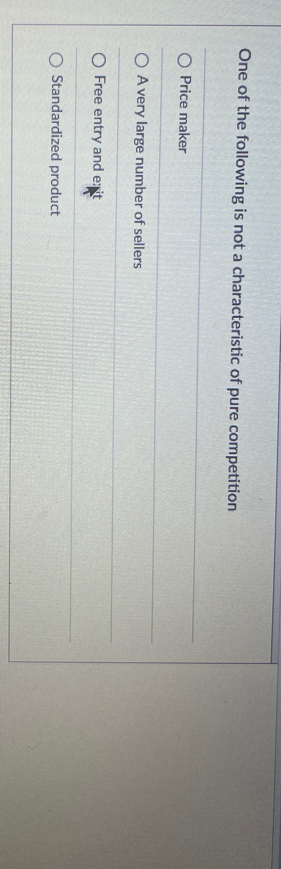 Solved One of the following is not a characteristic of pure | Chegg.com