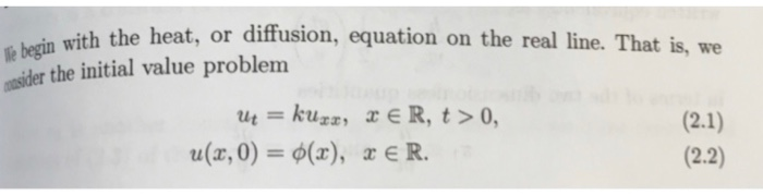 Solved 1. Solve the Cauchy problem (2.1)-(2.2) for the | Chegg.com