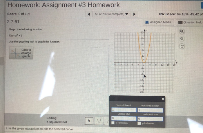 Solved Homework: Assignment #3 Homework Score: 0 of 1 pt 38 | Chegg.com