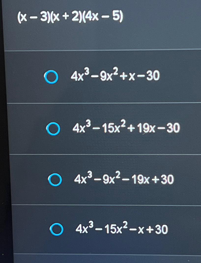 3 15 2x )= 4 x 1 )- 19