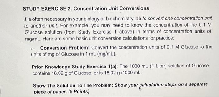 Converting between concentration units hotsell