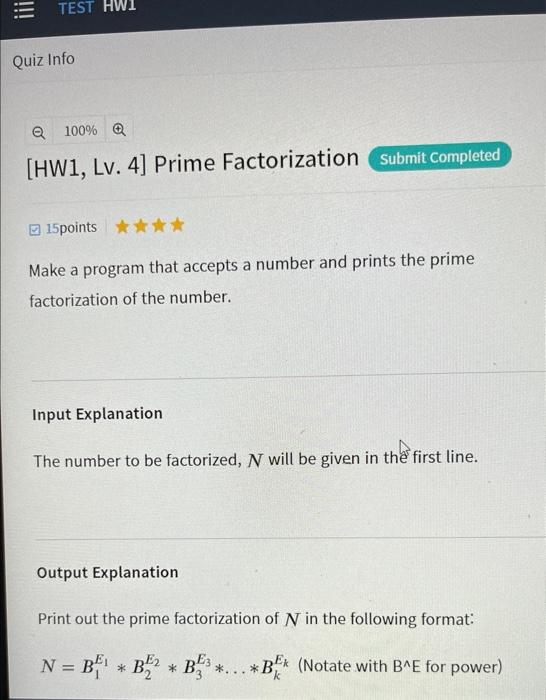 Solved Make a program that accepts a number and prints the | Chegg.com