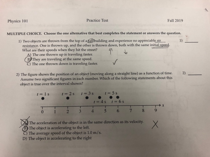 physics 101 answers