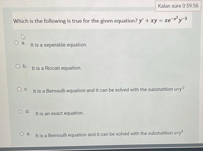 Solved Which is the following is true for the given | Chegg.com