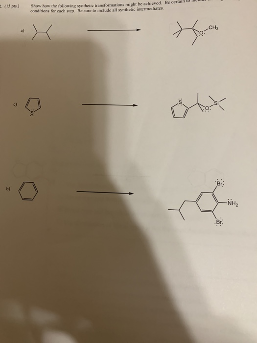 Solved Tops) Provide reasonable mechanisms for each of the | Chegg.com