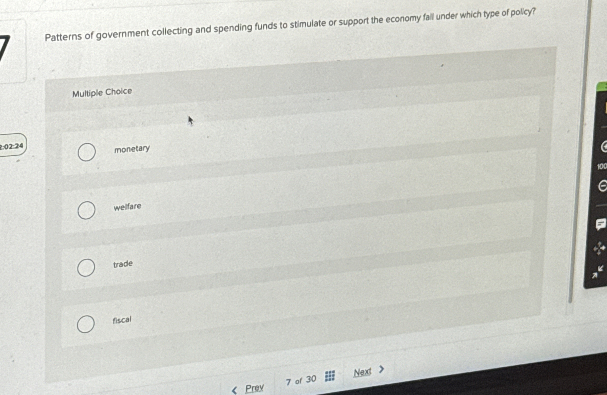 Solved Patterns of government collecting and spending funds | Chegg.com
