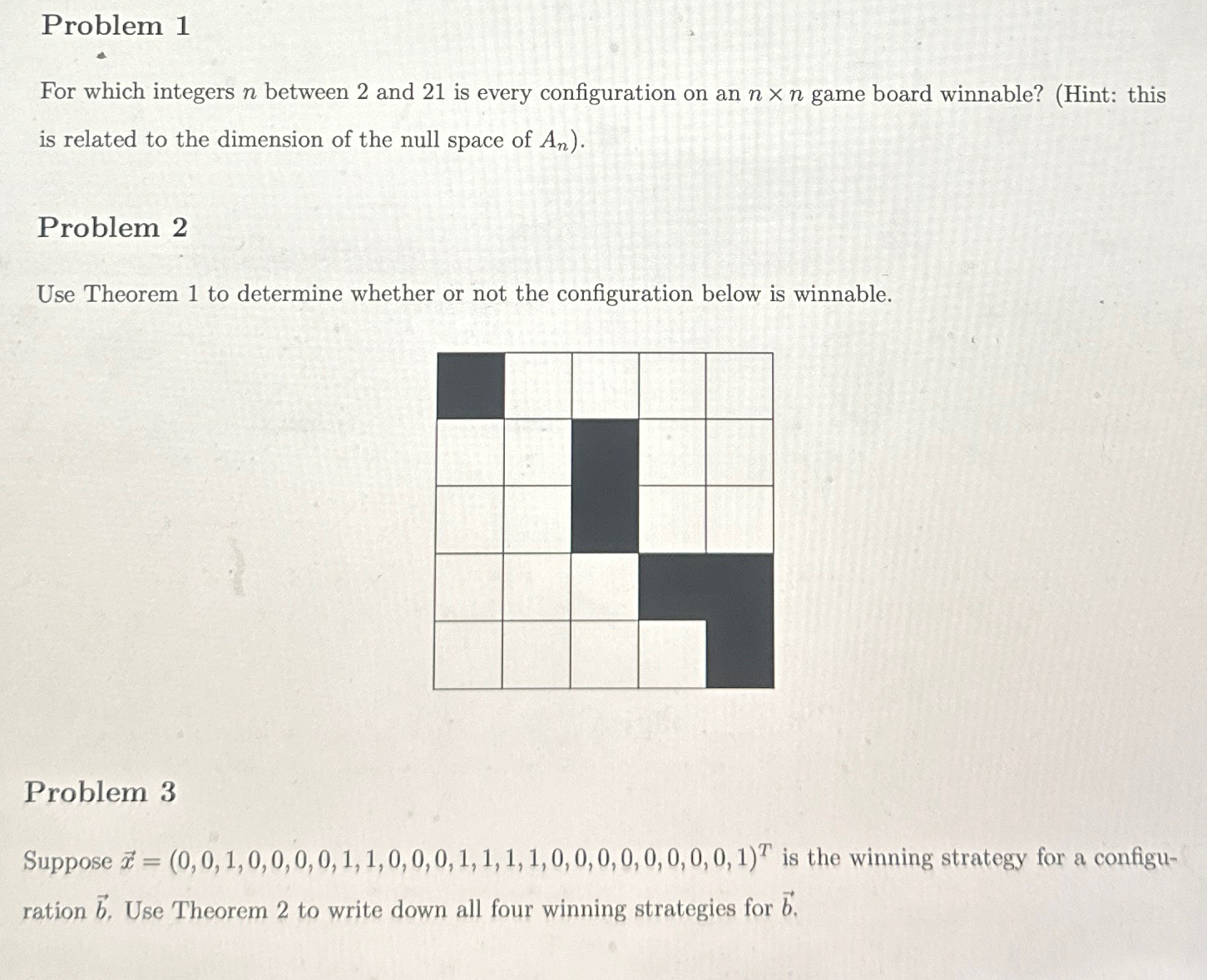 Solved Problem 1For which integers n ﻿between 2 ﻿and 21 ﻿is | Chegg.com
