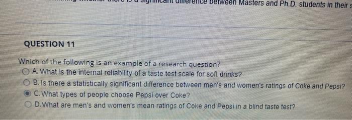 Solved QUESTION 11 Which of the following is an example of a | Chegg.com